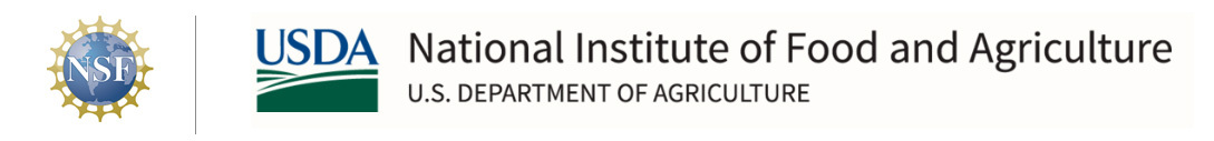 Lockup of the NSF and USDA-NIFA logos